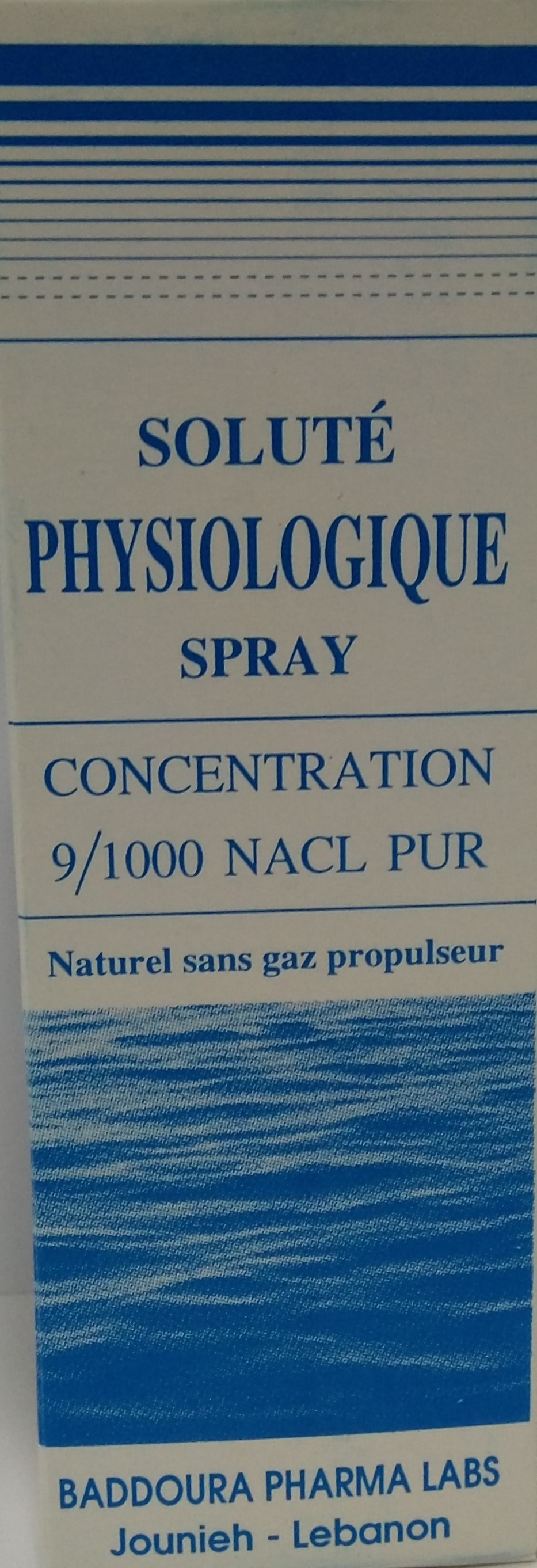 Soluté Physiologique Baddoura